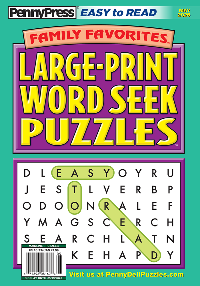 Family Favorites Large-Print Word Seek