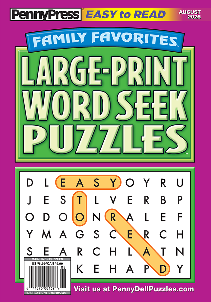 Family Favorites Large-Print Word Seek