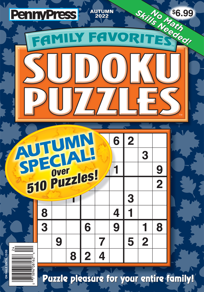 Family Favorites Sudoku Puzzles