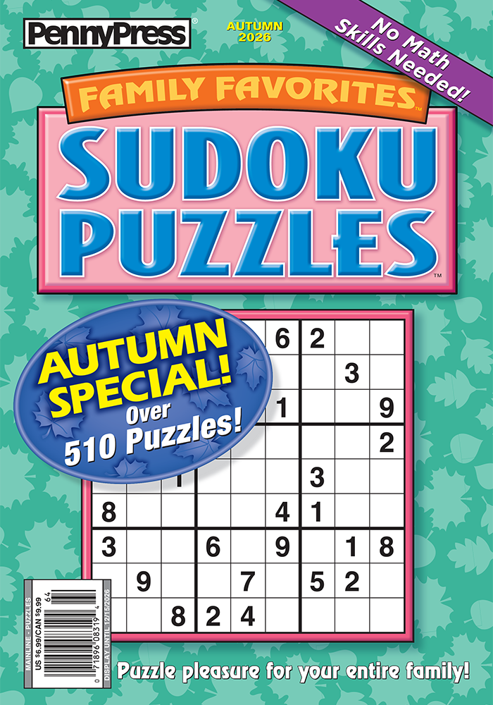 Family Favorites Sudoku Puzzles