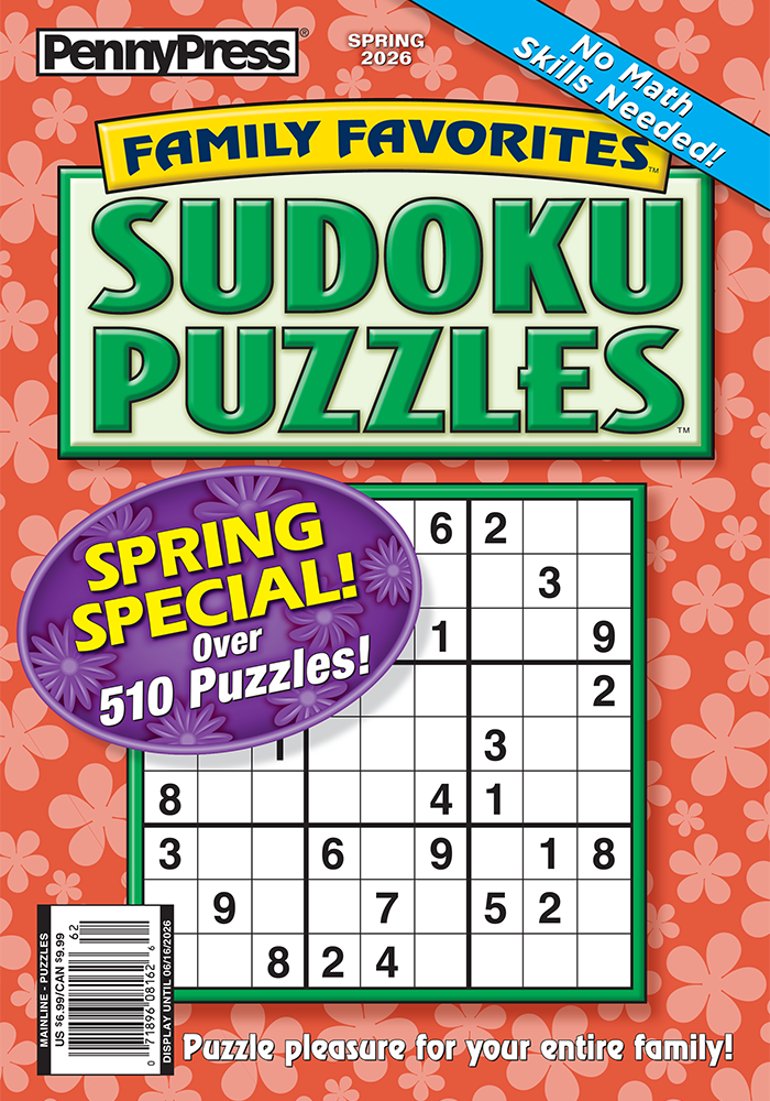 Family Favorites Sudoku Puzzles