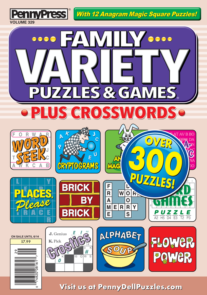 Family Variety Puzzles & Games Plus Crosswords
