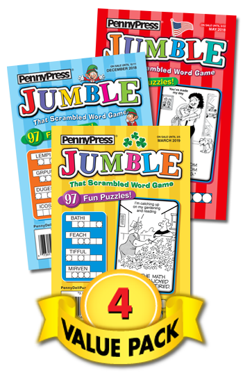 Jumble® Value Pack-4