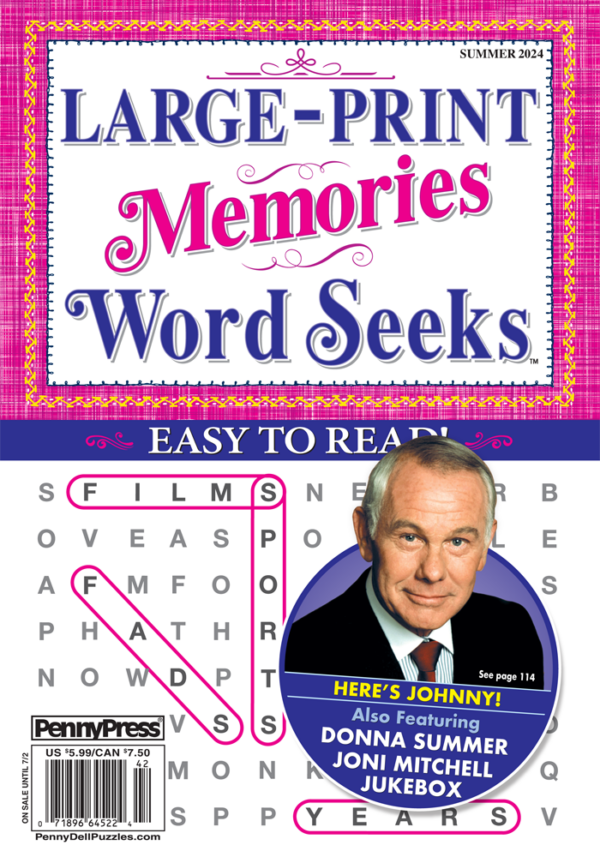 Puzzler's Giant Book of Word Seeks - Penny Dell Puzzles