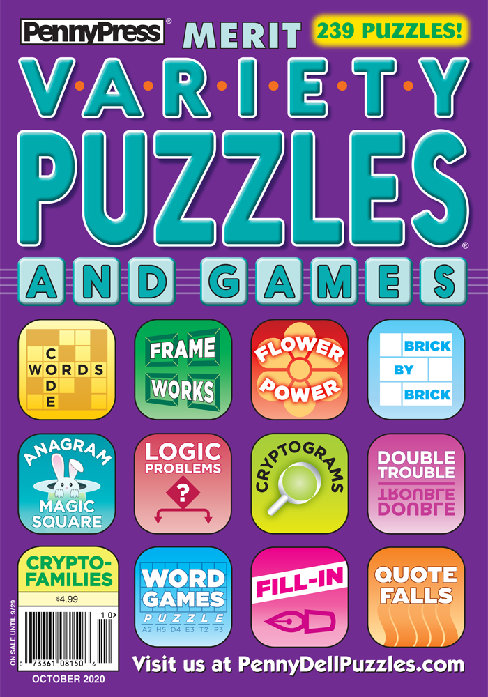 Merit Variety Puzzles and Games
