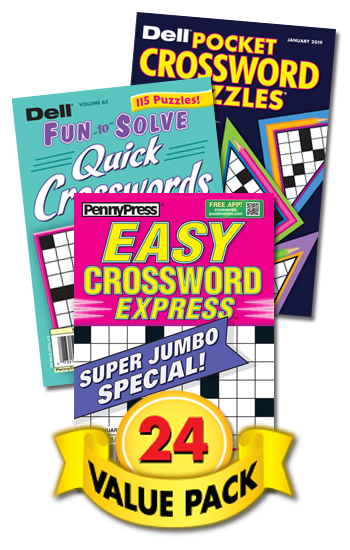 Penny & Dell All-Crossword Value Pack-24