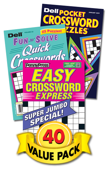 Penny & Dell All-Crossword Value Pack-40