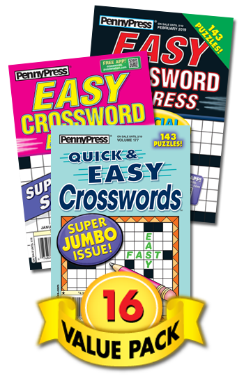 Penny Press All-Crossword Value Pack-16