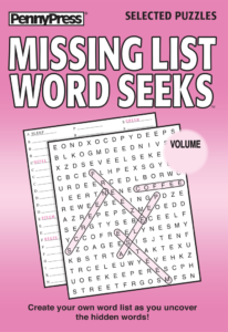 Missing List Word Seeks - Penny Dell Puzzles