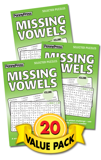 Missing Vowels Value Pack-20