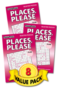Places, Please Value Pack-8 - Penny Dell Puzzles