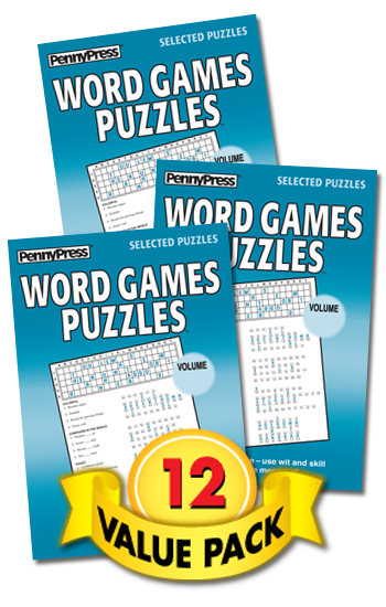 Word Games Puzzles Value Pack-12