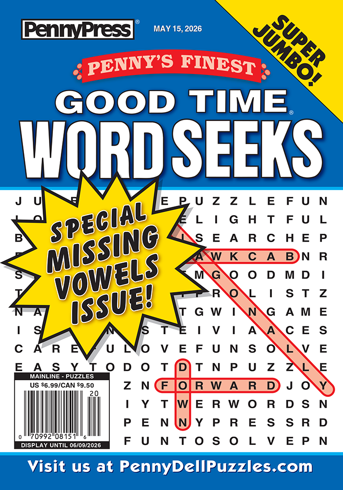 Penny’s Finest Good Time Word Seeks