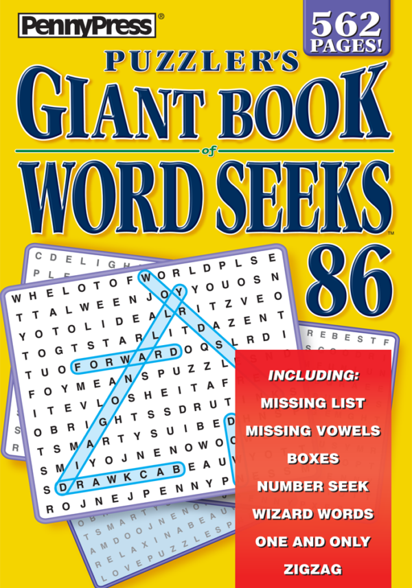 Puzzler's Giant Book of Word Seeks - Penny Dell Puzzles