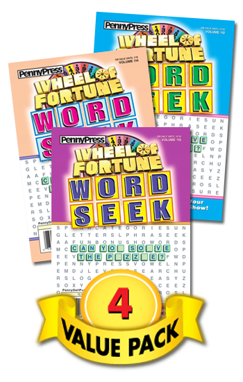 Wheel of Fortune Word Seek Value Pack-4