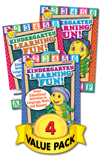 Sunshine School Kindergarten Learning Fun Value Pack-4