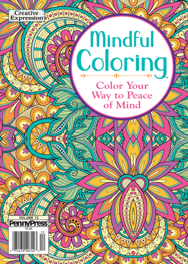 Creative Expression Calming Colors - Penny Dell Puzzles