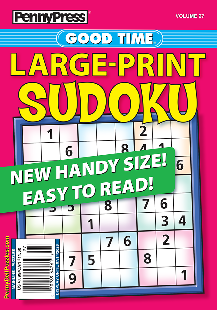 Good Time Large-Print Sudoku