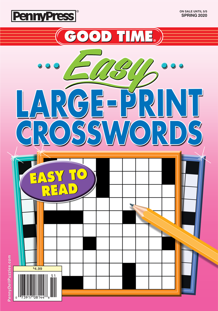 Good Time Easy Large-Print Crosswords