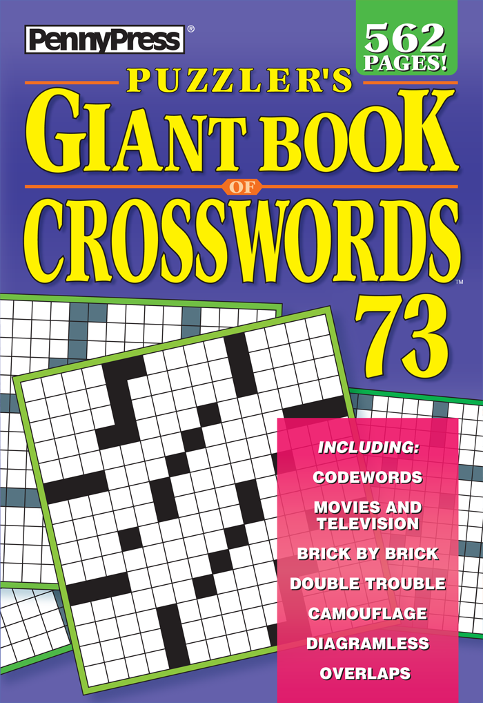 Puzzler's Giant Book of Crosswords Penny Dell Puzzles