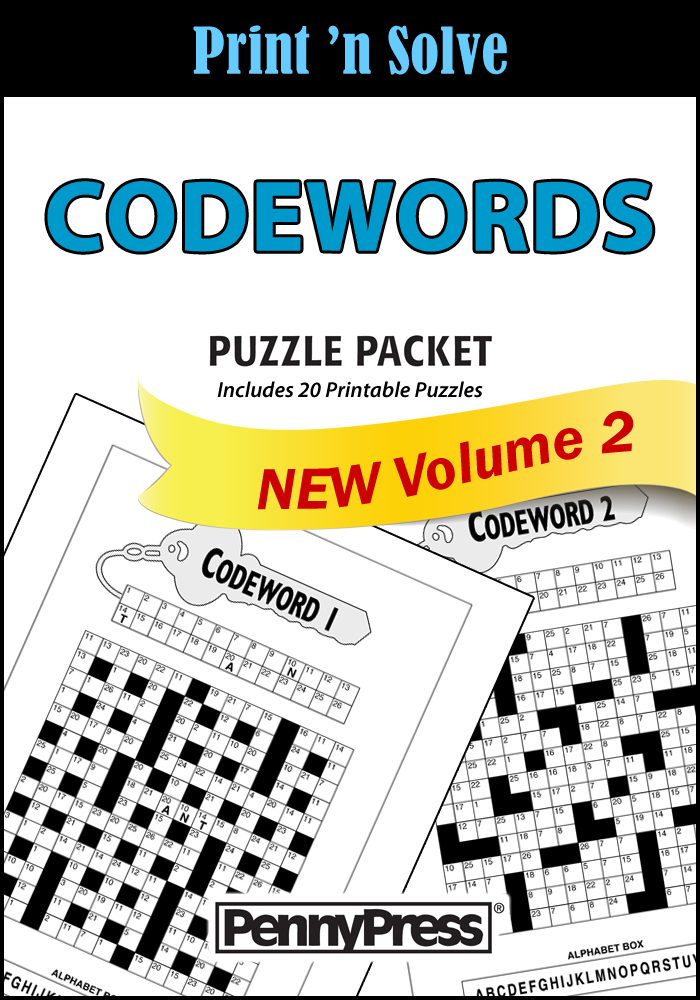 Codewords Puzzle Packet