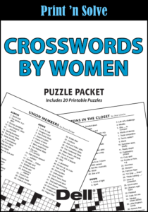 Crosswords by Women Puzzle Packet - Penny Dell Puzzles