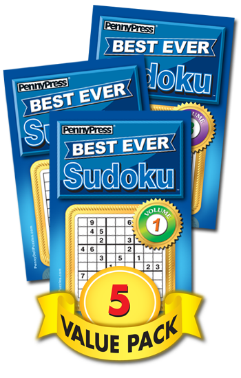 Best Ever Sudoku Value Pack-5