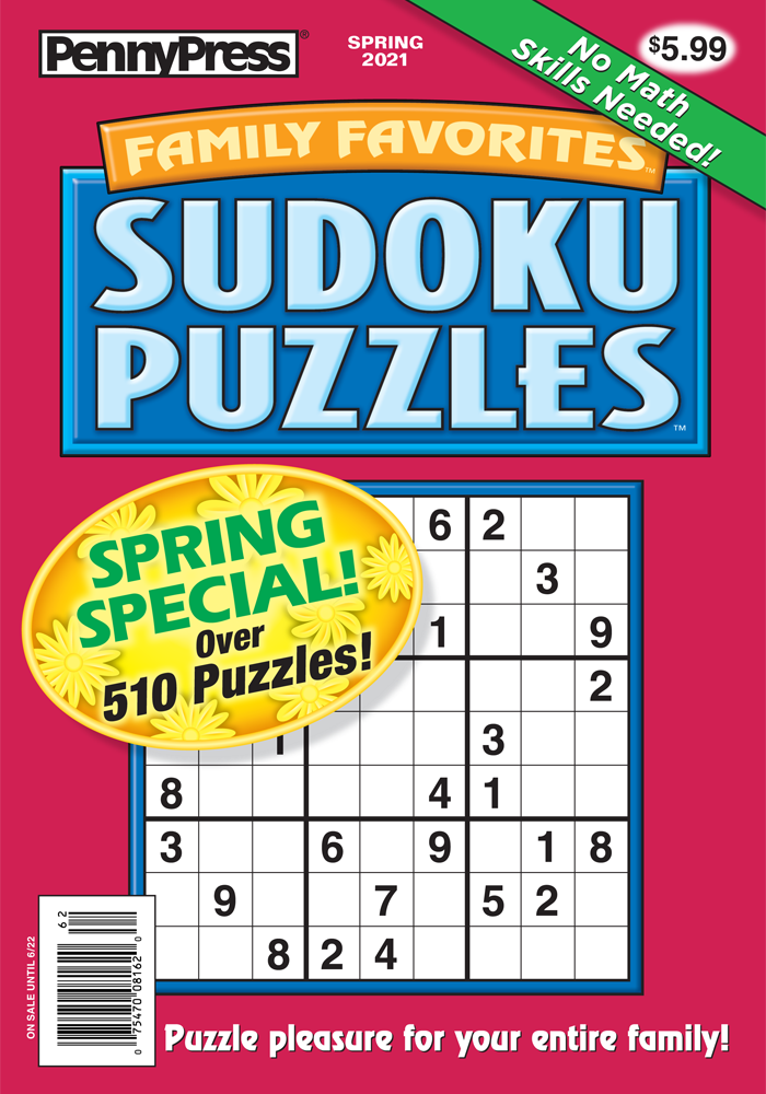 Colossal Grab A Pencil Large Print Sudoku Penny Dell Puzzles