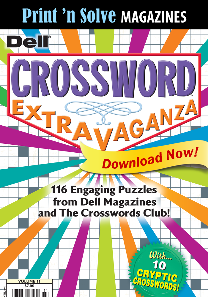 Print ‘n Solve Magazines: Crossword Extravaganza