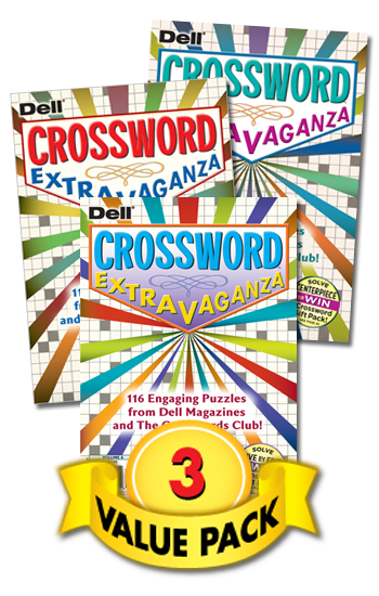 Dell Crossword Extravaganza Value Pack-3