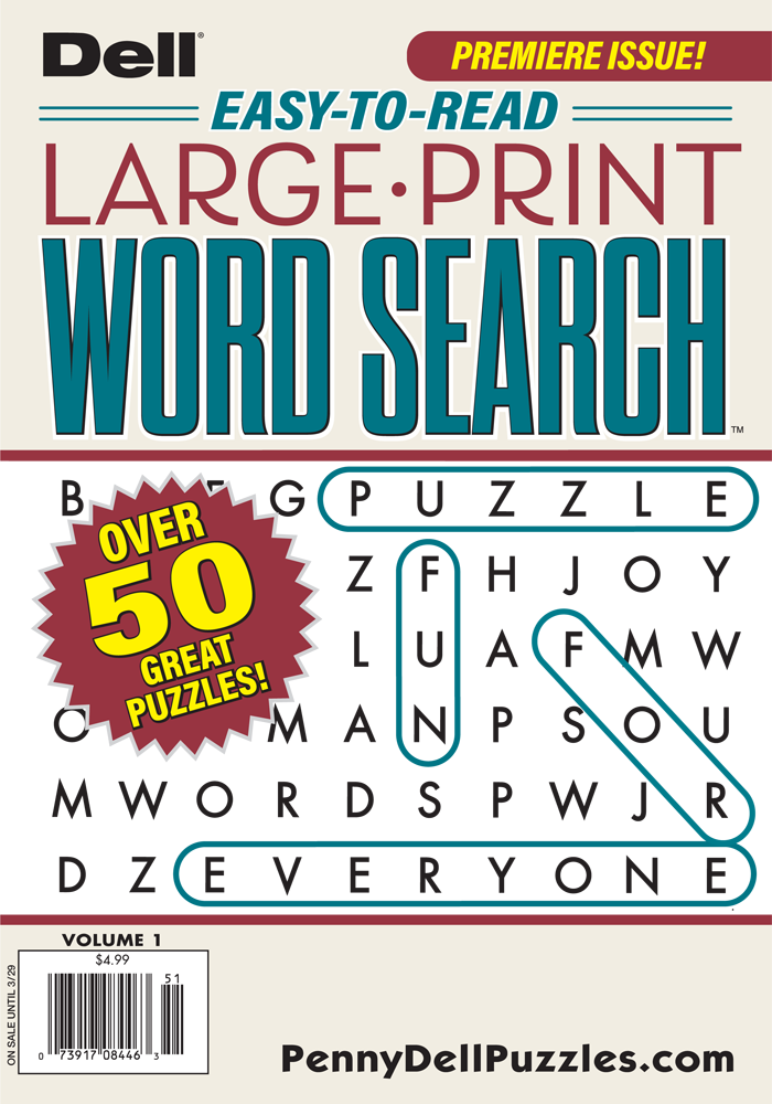 Dell Easy-to-Read Large-Print Word Search
