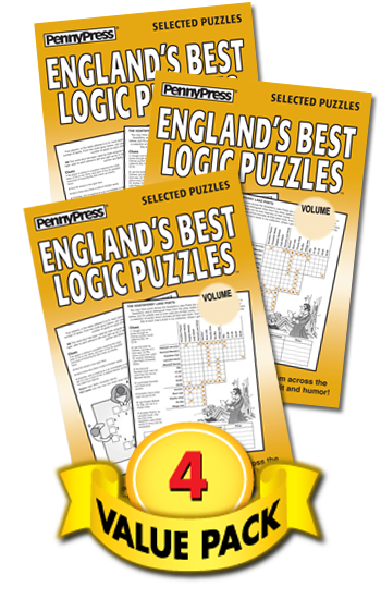England’s Best Logic Puzzles Value Pack-4