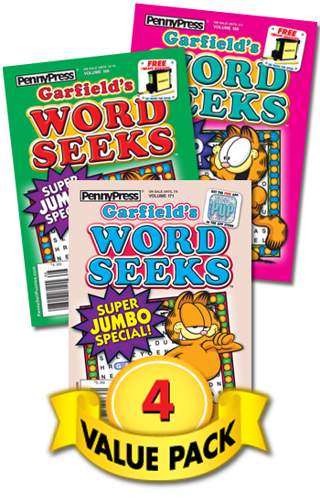 Garfield’s Word Seeks Value Pack-4