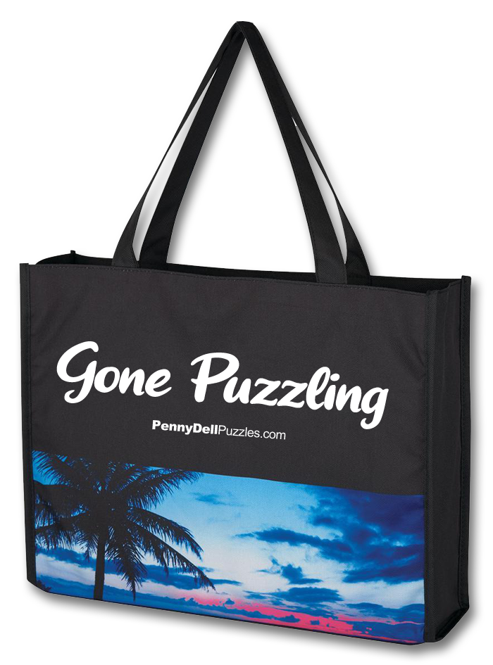 Gone Puzzling Tropical Tote