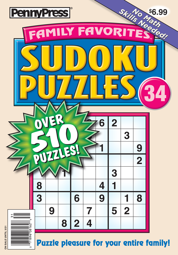 Family Favorites Sudoku Puzzles