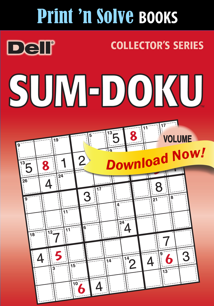 Print ‘n Solve Books: Sum-Doku