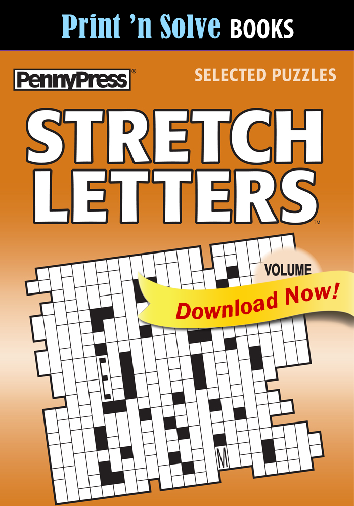 Print ‘n Solve Books: Stretch Letters