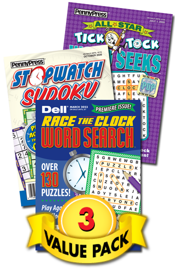 Play Against the Clock Puzzle Value Pack-3
