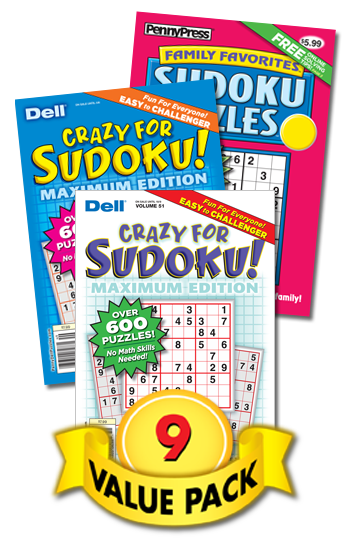 Crazy for Sudoku Maximum Edition Value Pack-9