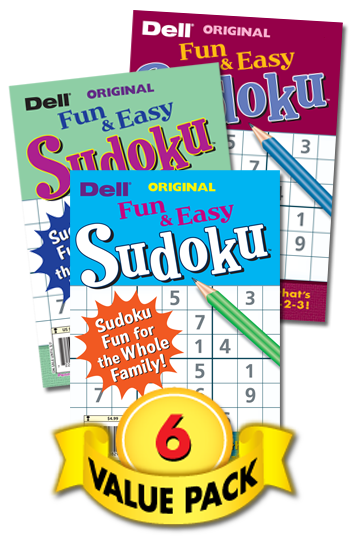 Original Fun and Easy Sudoku Value Pack-6