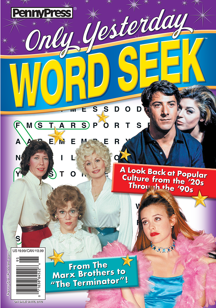 Only Yesterday Word Seek