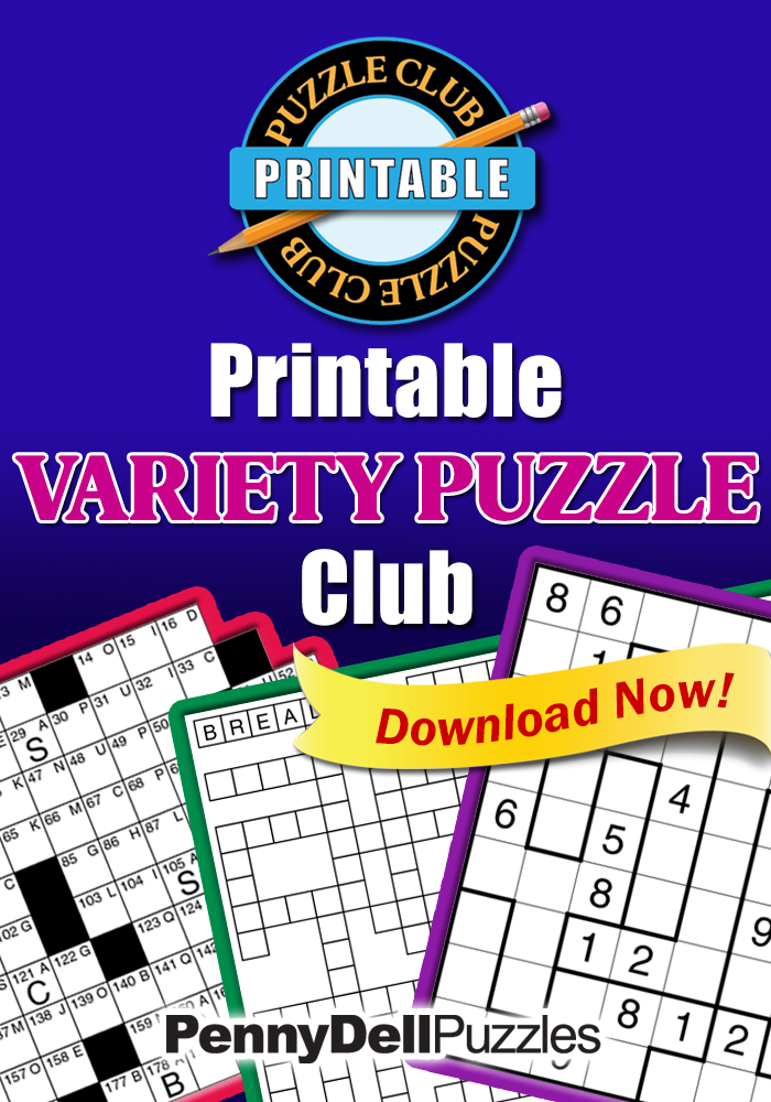 Printable Variety Puzzle Club