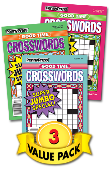 Good Time Crosswords Value Pack-3
