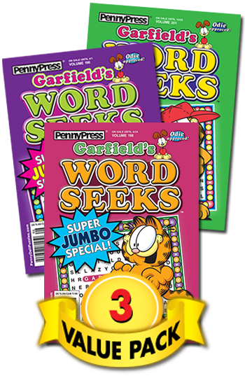 Garfield’s Word Seeks Value Pack-3