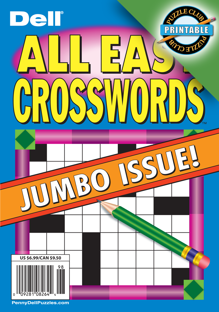 Printable Club: Dell All Easy Crosswords